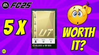 FC 25 Pack Opening: 5 x Prime Gold Players Pack - Worth It?