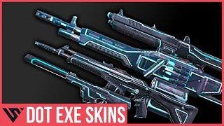 Valorant | ALL DOT EXE Weapon Skins Showcase & Gameplay