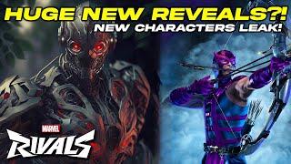 8 NEW CHARACTERS REVEALED?! Marvel Rivals ONL Leak and Info!