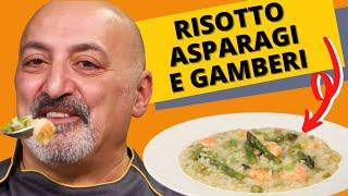 Risotto asparagi e gamberetti - delicato e gustoso!