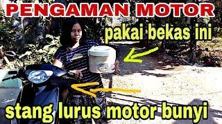 Alarm pengaman motor lewat stang motor LENGKAP INDIKATOR LED otomatis