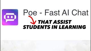 POE-AI fast Chat that assists students in their learning | Download | Expert Tutorial | Learning