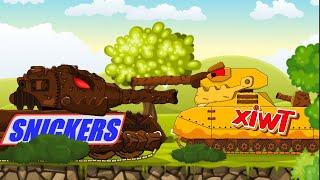 Битва Snickers vs twix | Мультики Про танки