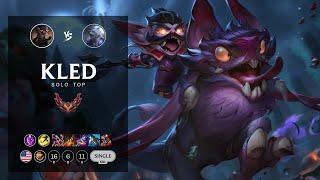 Kled Top vs Volibear - NA Grandmaster Patch 12.9