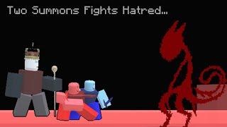 Red n' Blue and Cruel King fights Hatred?