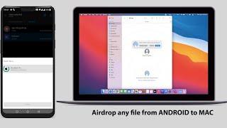 Share files from Android to MAC using AirDrop