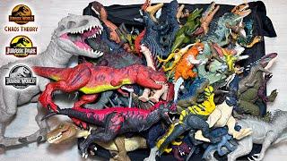 300 Super Colossal Box of Dinosaur Toys! Jurassic World Chaos Theory Dinosaurs, Ceratosuchus, Raptor