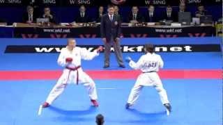 (3/4) Karate Male Team Kumite Final :: Azerbaijan vs Serbia :: WKF World Championships Belgrade 2010
