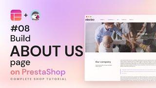 [08] How to build About us page on PrestaShop with Creative Elements live pagebuilder | Tutorial