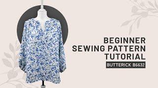 How to sew a blouse: Easy Tutorial for Absolute Beginners!