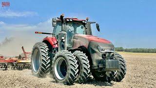 CASE IH 400 MAGNUM Tractor Disking