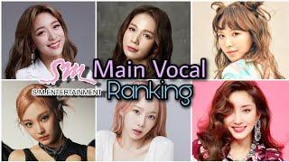 Ranking Main Vocalists of SM K-Pop Girl Groups