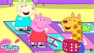 Peppa And Friends Play Snakes And Ladders!  | Peppa Pig Tales