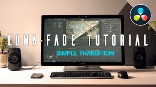 How to create a Luma Fade Transition in Davinci Resolve