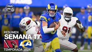 Arizona Cardinals vs. Los Angeles Rams | Resumen NFL en español - Semana 17 | NFL Highlights 2024