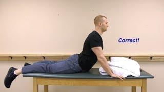 Low Back Herniated Disc Exercises - Mckenzie Exercises for Lumbar Bulging Disc