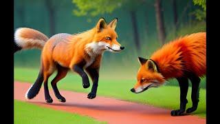 Fox fight!