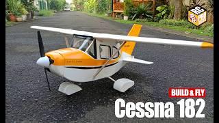 How To Build And Fly A Cartoon Cessna 182 Rc Plane At Home!