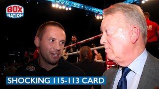 "This Has To Change!" - Frank Smith Tells Frank Warren Over Awful 115-113 Card