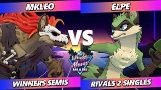 LMM Miami 2024 TOP 8 - MkLeo (Forsburn) Vs. elpe (Maypul) Rivals of Aether 2 - RoA2