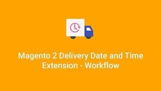 Magento 2 Delivery Date and Time - Workflow