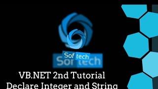 Visual Basic .NET Tutorial 2 - Variable Declaration in Visual Basic