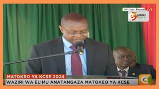 2024 KCSE Results: KNEC CEO David Njengere says there was no early exposure of exams