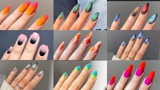 ombre nail art tutorial | sponge nail art | aura nail art tutorial| nail art for beginners