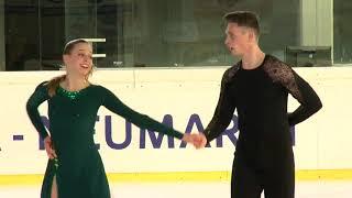 Adelina ZVEZDOVA / Uladzimir ZAITSAU BLR Ice Dance Short Dance EGNA-NEUMARKT 2017