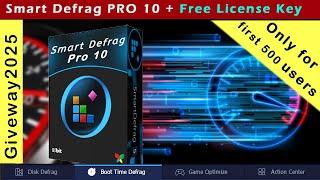 IObit Smart Defrag PRO 10 + Free License Key