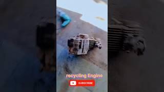 Recycling Engine @pnikkivlogs #shortvideo #tranding #bike #recycle