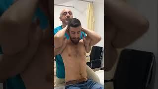 chiropractic adjustment Evgeni Trigubov