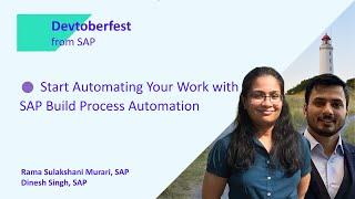 🟣 Start Automating Your Work with SAP Build Process Automation