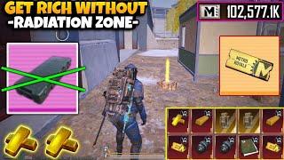 Tips to Get Rich Without Radiation Zone | Solo v/s Squad | PUBG METRO ROYALE