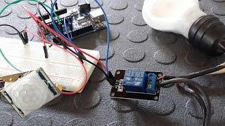 Connect a Relay and PIR Motion Sensor to an Arduino - Tutorial