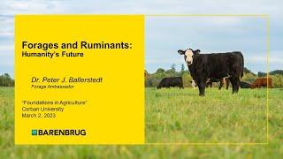 "Forages and Ruminants: Humanity's Future"