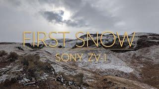 SONY ZV-1 Cinematic video - FIRST SNOW