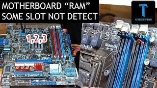 Motherboard some (ram)dimm not detect repair