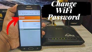 How To Change WiFi Password Using Mobile Phone | D-Link Router