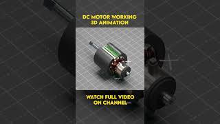 DC Motor 3D animation #shorts #electronic #animation #3danimation #welding