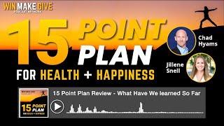 15 Point Plan Review  - What Have We Learned So Far