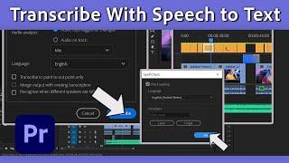 Add Subtitles to a Video & Transcribe 3x Faster! | Speech to Text in Premiere Pro | Adobe Video