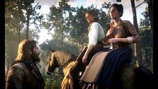 Red Dead Redemption 2 - Arthur and Sadie rescue Abigail, Milton's Death