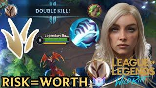 THE FASTEST SCALING ROLE but is it WORTH THE RISK? | Kayle Jungle Wild Rift