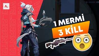 1 Mermi 3 Kill - Valorant Plays En İyi Vuruşlar Eğlenceli Anlar