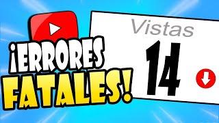 5 ERRORES de porqué YouTube NO RECOMIENDA tus videos al ser un canal pequeño