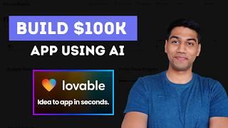 Build a complete app using AI for your Startup | Lovable, Supabase | ChatGPT  and Lovable