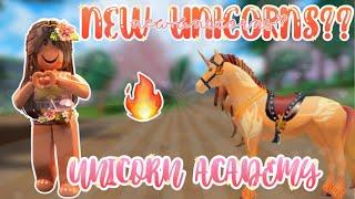 UNICORNS IN HORSE VALLEY??*Unicorn Academy!* Roblox Horse Valley