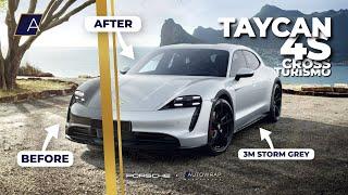 Wrapping a Porsche Taycan 4S Cross Turismo! | Autowrap Manchester