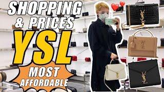 LUXURY SHOPPING: YSL AT SOLAIRE | MOST AFFORDABLE BAGS  & SLGS | NEW COLLECTION | BIRTHDAY VLOG PT3